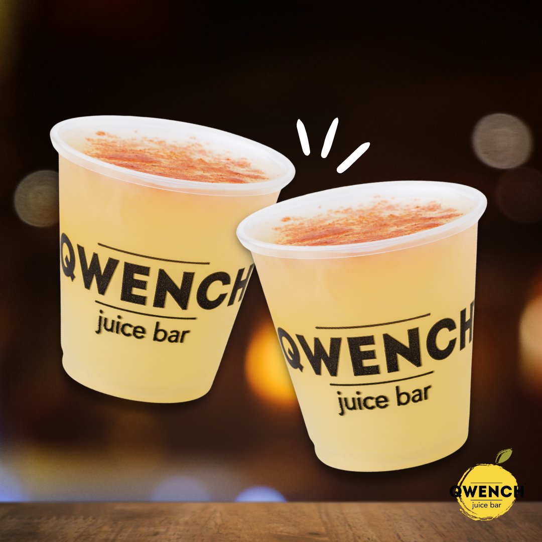 It's finally Friday! Party hard with our Lemon, Ginger, Cayenne Shot 💛 #tgif