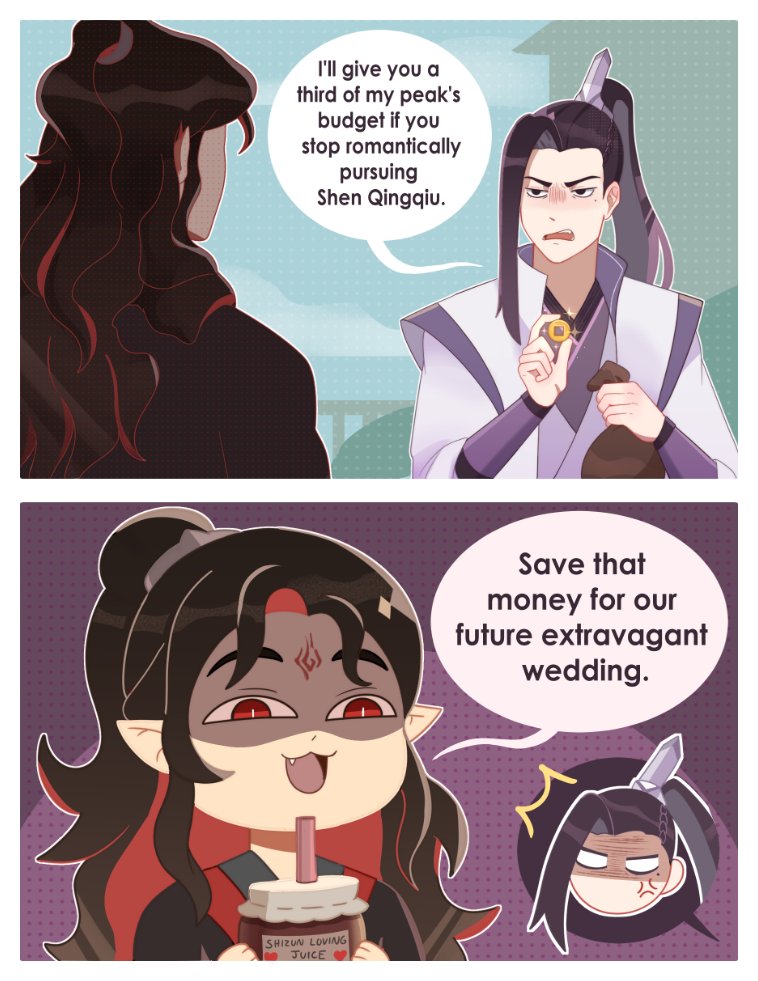 TerrifiedMouse's tweet image. Idk here's some gremlin Luo Binghes
#svsss