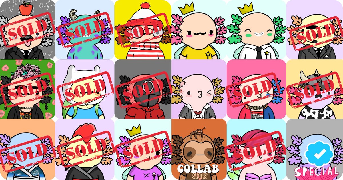 🔥🔥MEGA DROP🔥🔥
Phase 2 complete 🤩
Only a few axolots available on primary market ❤️
opensea.io/collection/ajo…
Number #100 is so special 😏 More advances soon 🔥
#NFTCommunity #NFT #Opensea