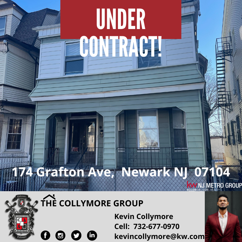 CollymoreGroup's tweet photo. Multifamily, Under Contract!!!🏡🙌🏾Who's Next?!
#thecollymoregroup #igetshitdone #kellerwilliams #newjersey #blackrealtor #realtor #realestate #home #family #undercontract #buyers #listingagent #newark #whyrent #notallagentsareequal https://t.co/QulOfR3Jm8
