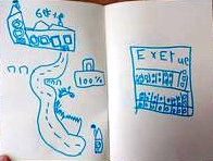 BiddyBike's tweet photo. @ExeterCycling & Patients Way...!
I came across this today:
"My 5 year old drew this after we cycled to her paediatric appointment at the @GreenRoyalDevon hospital". https://t.co/zo9Gc32oGb