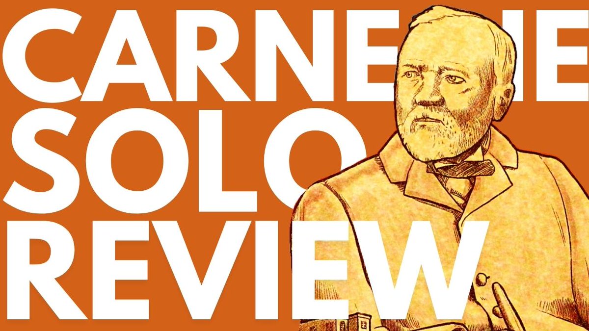 NEW VIDEO! This is my solo review of the new board game Carnegie by designer Xavier Georges, artist <a href="/ianotooletweets/">Ian O'Toole</a> and publisher <a href="/Quinedgames/">Quined Games</a>. youtu.be/Ei7TFnxTaOk
#boardgames #solo #review #carnegie