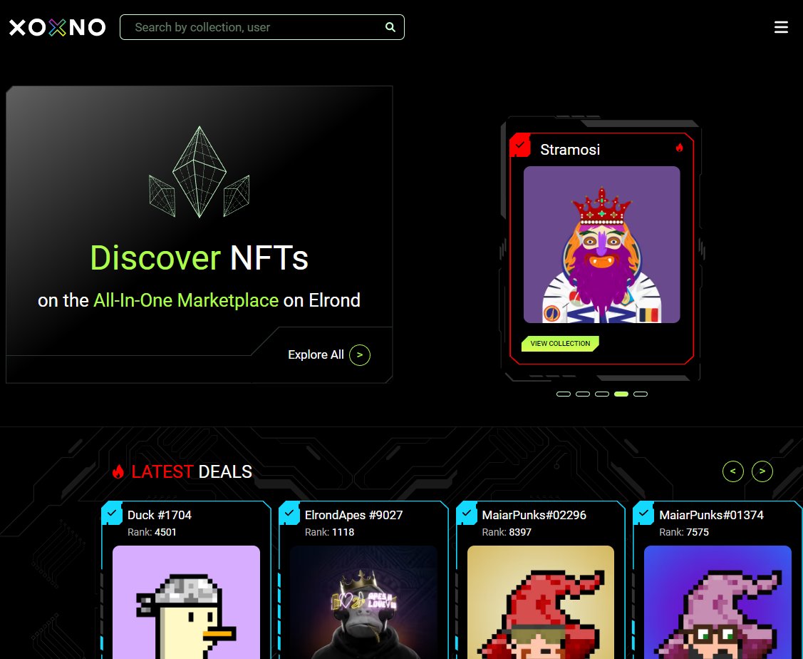 This requires a celebration. #Trustmarketnft, the leading marketplace on @ElrondNetwork has just rebranded as XOXNO.com and unleashed the best UI/UX ever for all of us #ElrondNFT fans.

Share the great news so you can win $WATER, $HODL and $LAUNCH. Like and retweet!