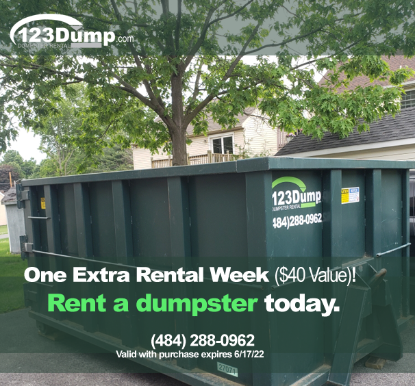 123dumpcom's tweet photo. Rent a dumpster today. #YouCanDoIt #123dump #dumpster #dumpsterrental #HomeProjects Call/Text (484) 288-0962 for a quote https://t.co/tCkhrcV7mx