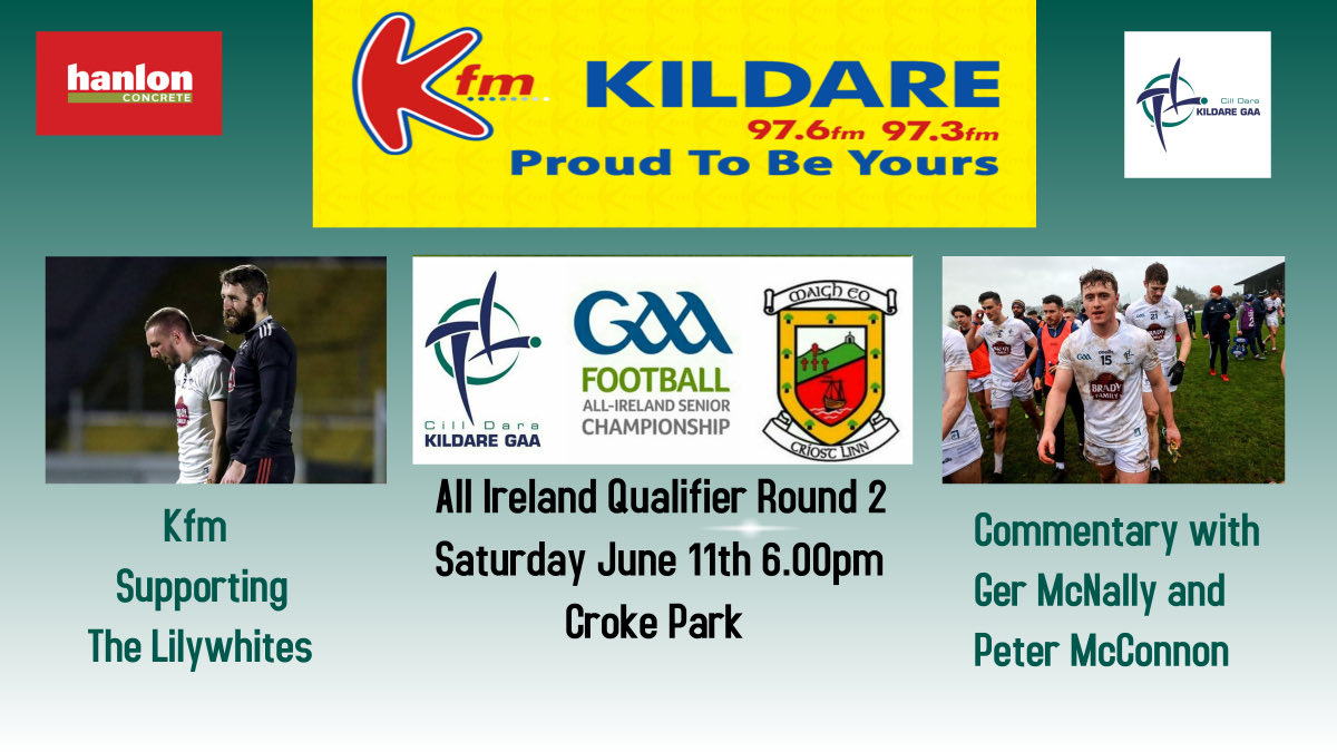kfmradio's tweet photo. Sportsbeat extended 2pm-8pm. All the day’s #sport #GAA, #ROIsoccer, #Rugby, #Racing results & loads of great music. #Kildare #C’monTheLilywhites https://t.co/PkuSBST4xS