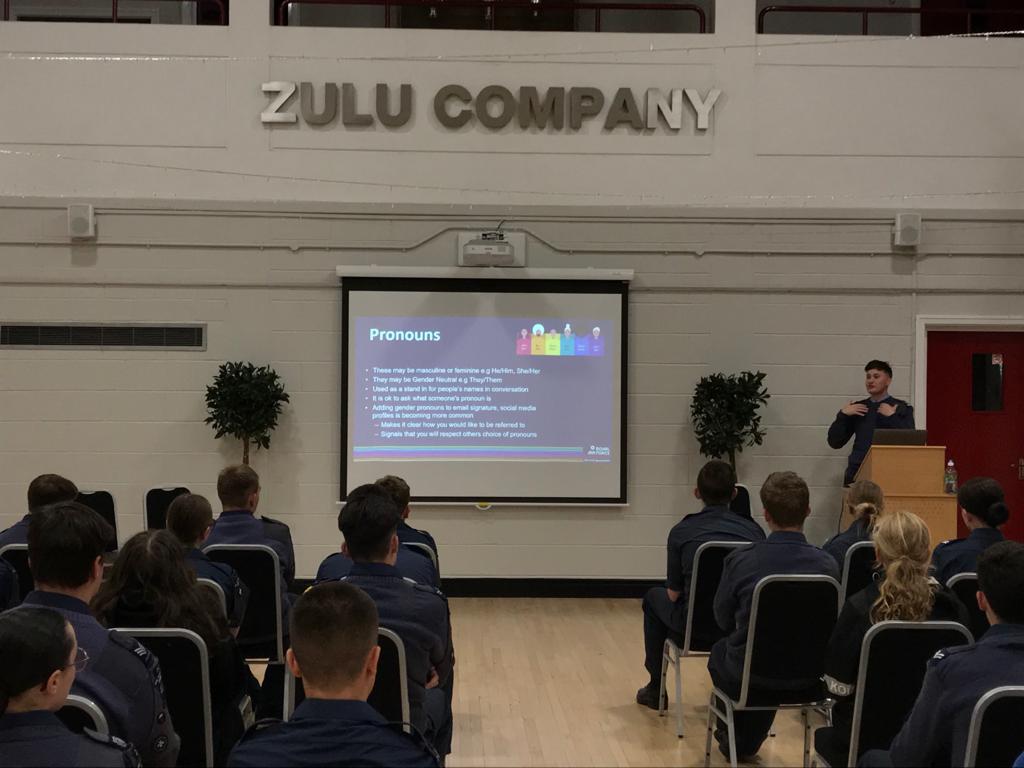 Yesterday evening I was invited to 242 Cramlington to deliver an LGBT+ Awareness evening, with guests from <a href="/1000SquadronATC/">Air Cadets Blyth</a> and <a href="/2510sqn/">2510 (West Denton) Squadron</a> - what a positive experience. Thank you for having me! 🏳️‍🌈🏳️‍⚧️