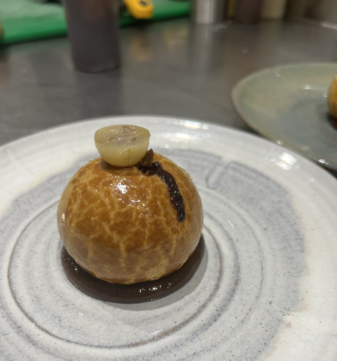 On the menu this week, smoked rabbit pie, brown butter pastry, gooseberry sauce… @MichelinGuideUK #MICHELINSTAR22