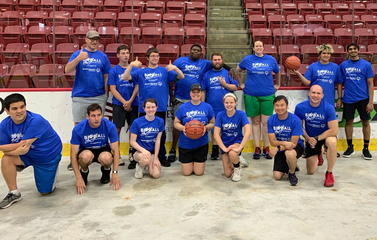 synlogic_tx's tweet image. Today is the Annual @BioBall_MA charity basketball tournament that brings together #biotech scientists, CEOs, service providers, and @SpOlympicsMA athletes! We are thrilled that this will be our 3rd year participating! bit.ly/3M4EWEj #ChooseToInclude #BioBall