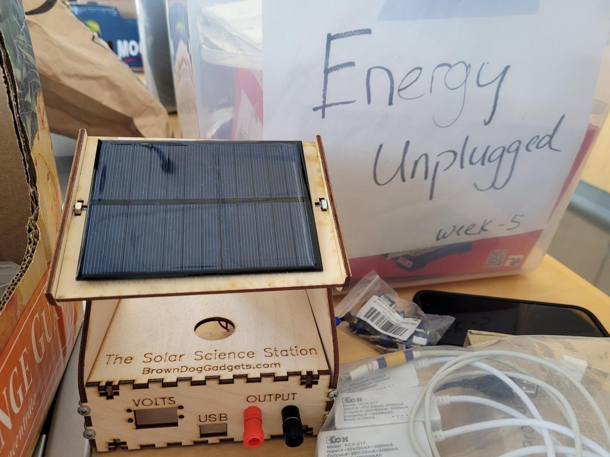 GaTechEnergy's tweet photo. We're getting ready for next week's Energy Unplugged summer STEAM camp at @GaTechSAV with @CEISMC. https://t.co/3hpa1aLhrI