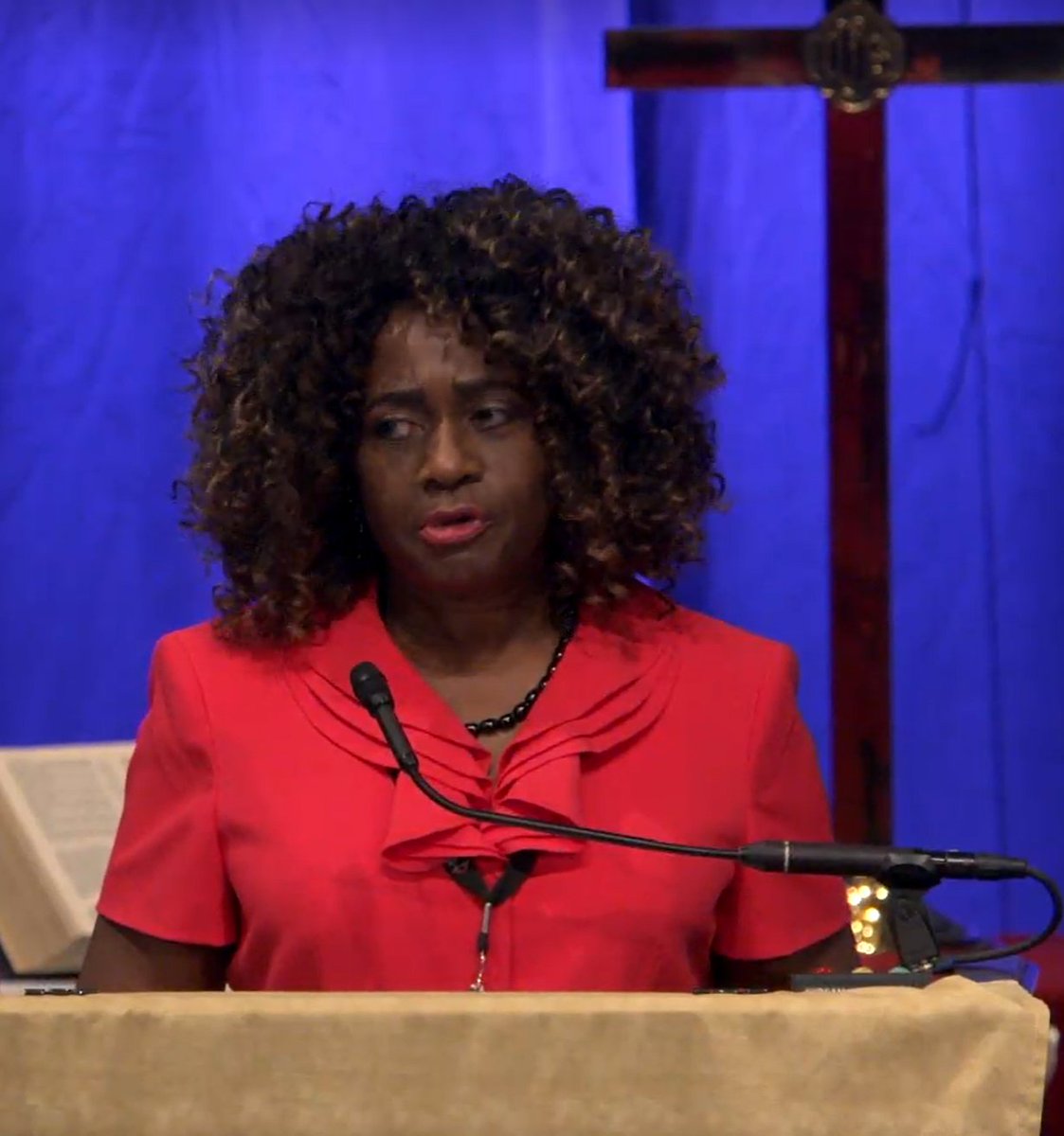 Congratulations to <a href="/SharonFLUMC/">Sharon Austin</a> the first woman of color episcopal nominee from the #FLUMC! #FLUMC22