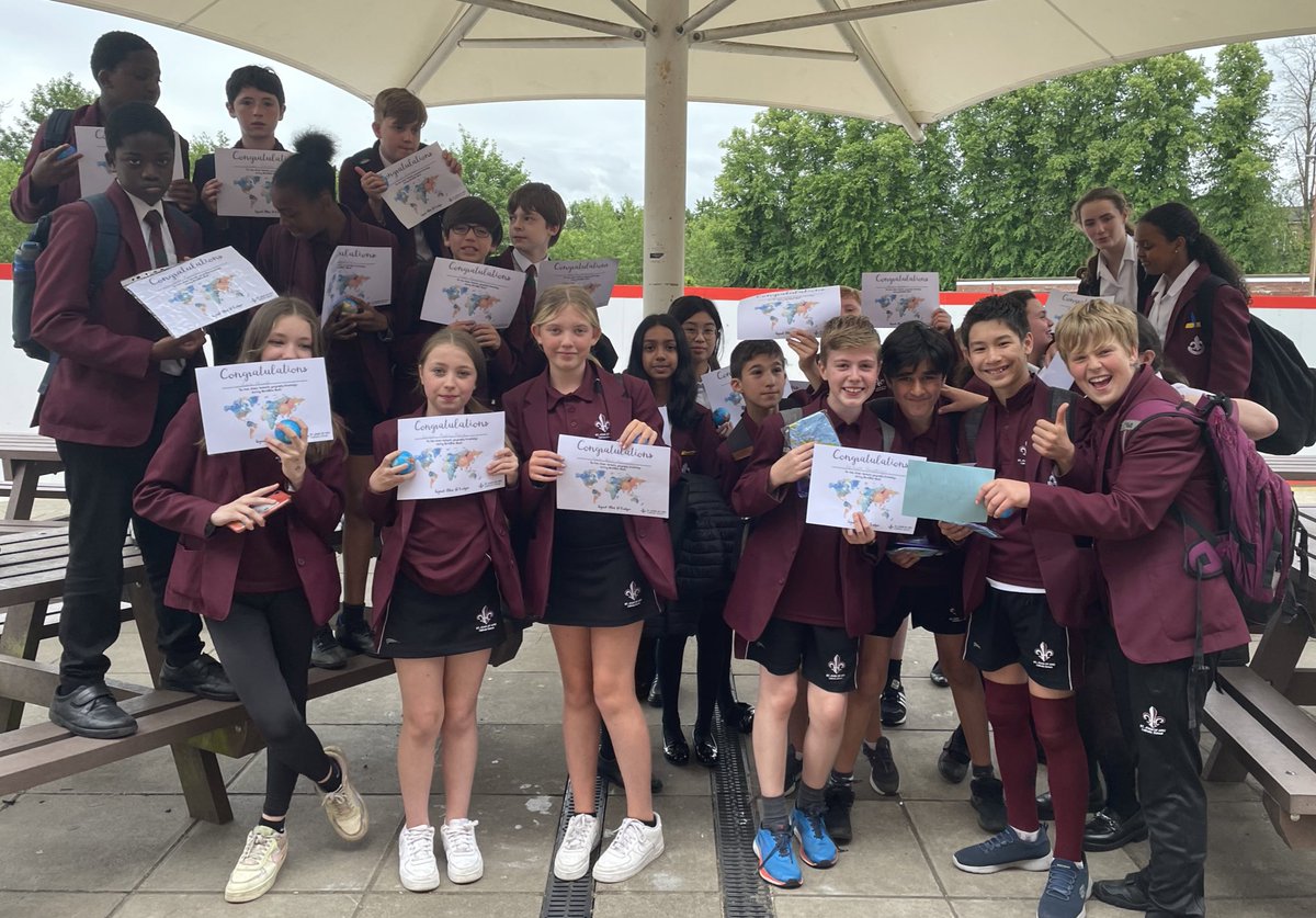 GeographyJoa's tweet photo. A huge well done to our 25 year 7 students who battled it out after school yesterday to become Geography champions! Congratulations to the overall winning team Ryan Daniel, Szymon Palacz, Harrison Humphreys and Dominic Beardon! #topgeographers https://t.co/6nfBEx89TD