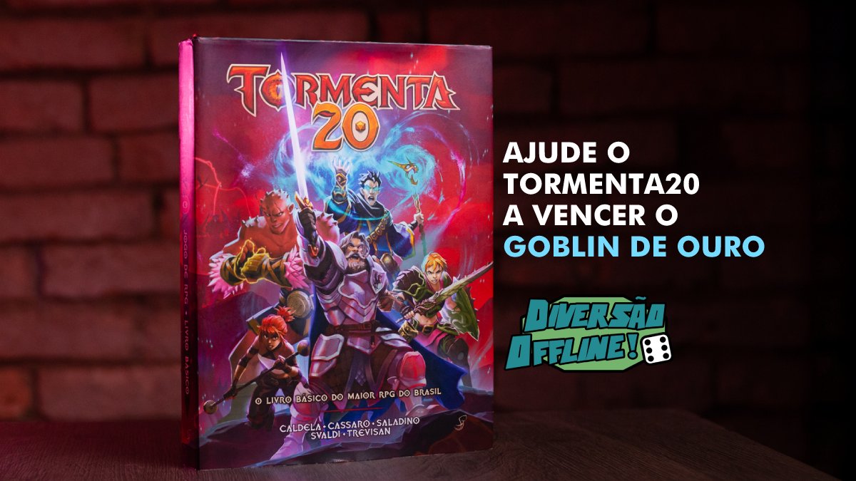 Ajude o #Tormenta20 a vencer o Goblin de Ouro 2022! O T20 concorre na categoria Produto do Ano e precisa do seu voto para chegar lá!

Contamos com vocês para fechar a tríplice coroa das premiações de RPG! 

Vote já: bit.ly/JamboGoblin22