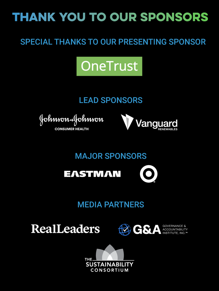 SustainBrands's tweet photo. That concludes our virtual conference, SB Brand-Led Culture Change! Special thank you to our presenting sponsor @OneTrust, our lead sponsors @JNJNews and @FarmPowered, our major sponsor @EastmanChemCo, and our media partners @gainstitute, @Real_Leaders and @TSC_News. #StreamSB https://t.co/JDCsfgF3Qw