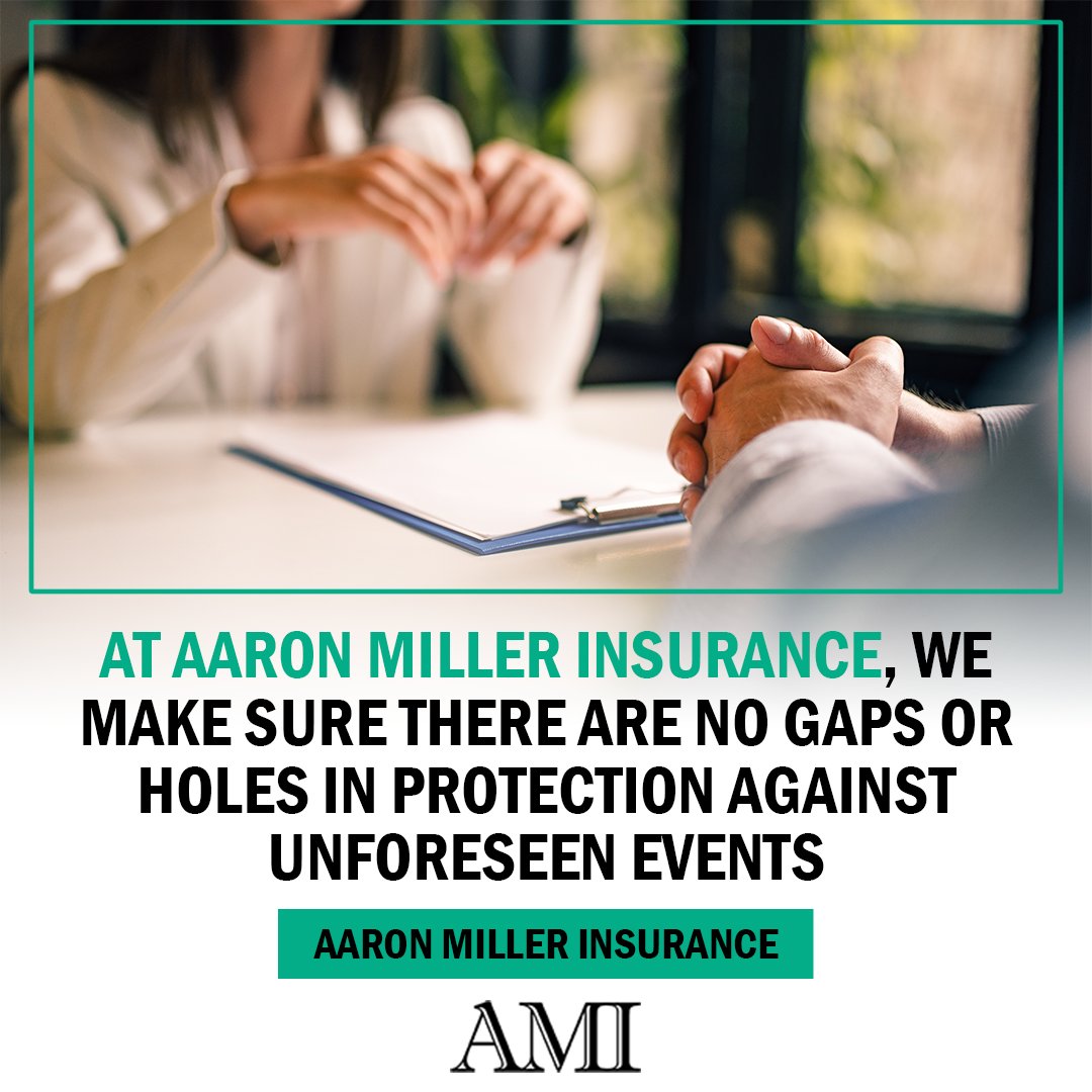Aaron Miller Insurance offers a wide range of policies. 

Put yourself in the optimal position to protect your assets and feel confident knowing that if something were ever to happen, Aaron Miller Insurance has got you covered.

Get in touch with us today!