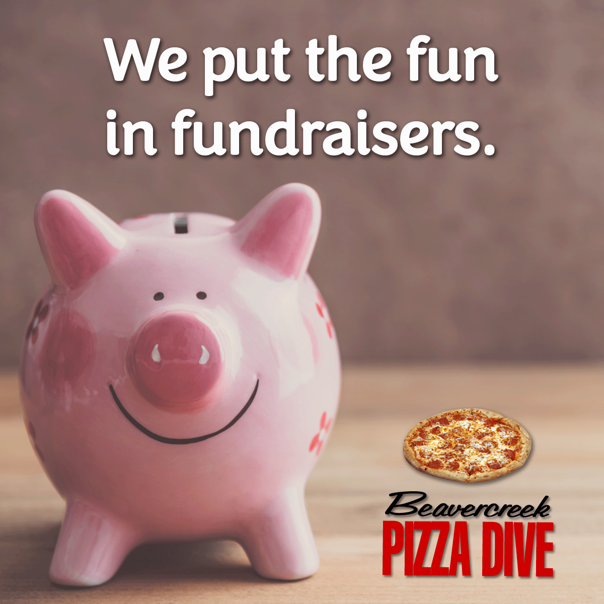BCPizzaDive's tweet photo. We put the fun in fundraisers.
Find out more about raising some dough at https://t.co/PoFvCndiVj. 

🍕BEAVERCREEK PIZZA DIVE🍕
4021 Dayton Xenia at Grange Hall
Dine In • Delivery • Curb Service
📞937-431-8669
📱Text "Beavercreek" to 33733 for the app
💻https://t.co/5H4QNZHNz0 https://t.co/zrjEJmIOvm