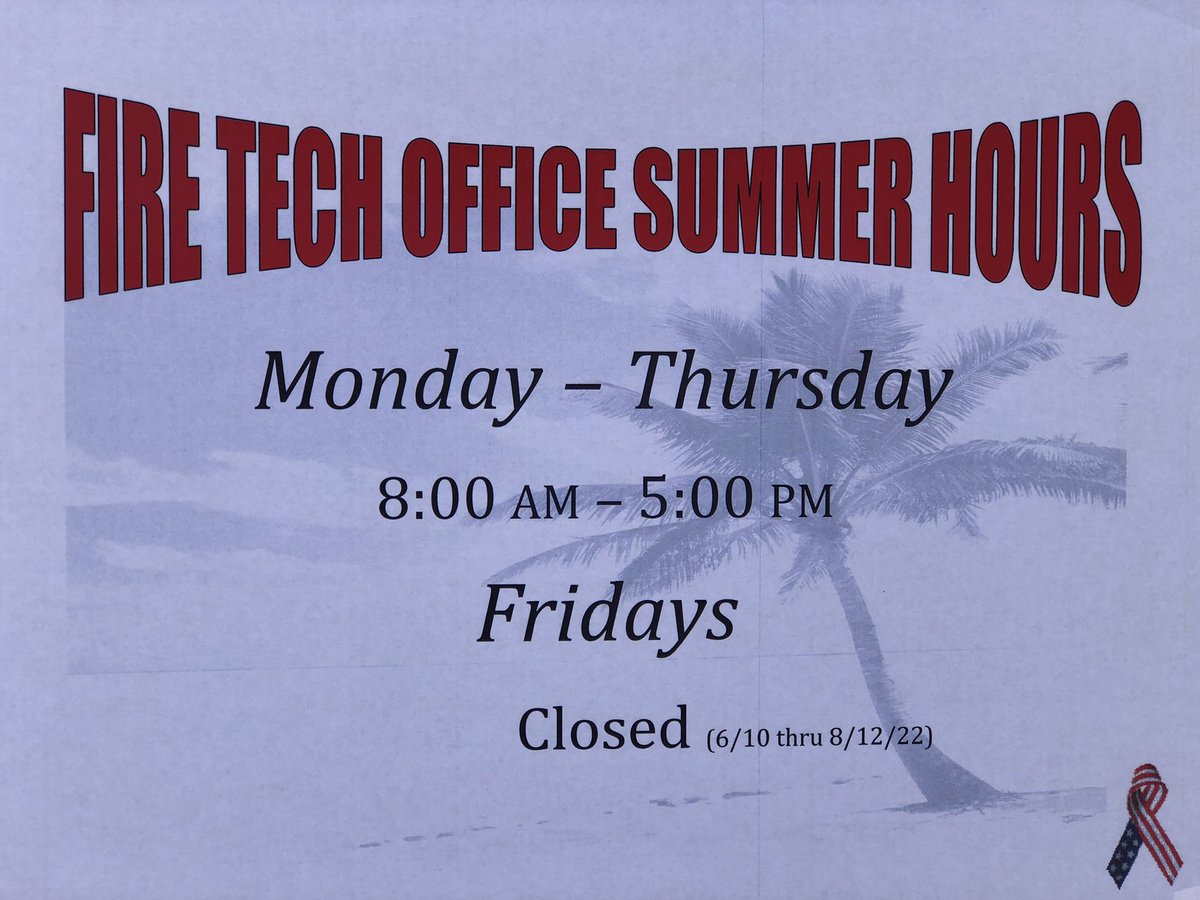 Our Summer Hours!☀️🌴