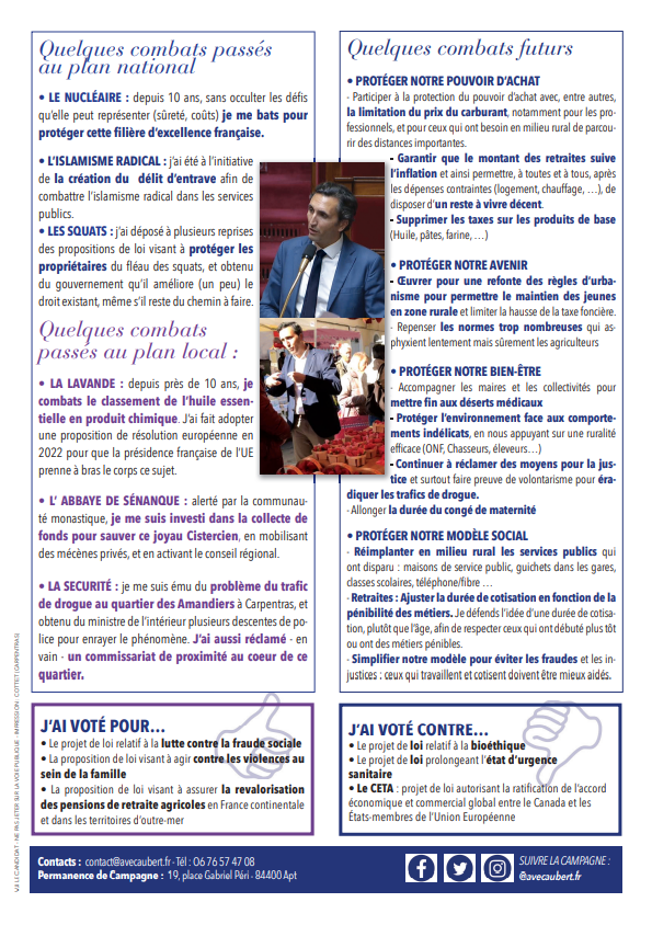 🔴 A l'approche du premier tour vous n'avez pas toujours pas reçu ma profession de foi ? Vous pouvez la retrouver ci-dessous ⤵️