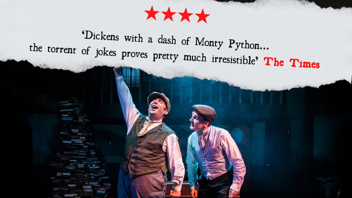 Harrumble for these amazing reviews! Bleak Expectations has been widely acclaimed by both critics and audiences alike.  

You can catch this ‘cheek-achingly funny’ comedy until Saturday 2 July here: watermill.org.uk/bleak_expectat…