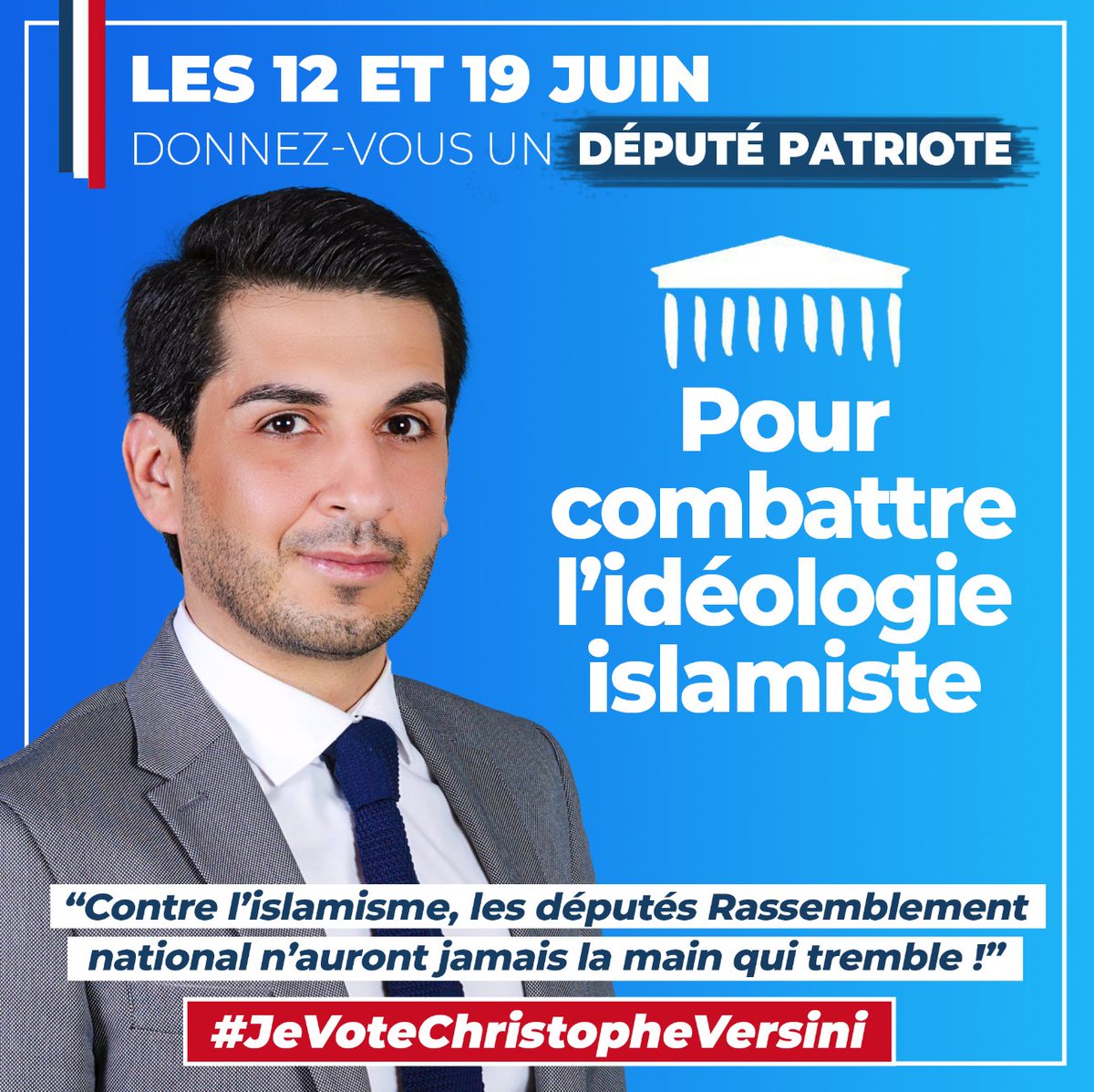 🔵⚪️🔴 DIMANCHE, VOTEZ @Ch_Versini  ! 🥰💪🇫🇷🗳️ #Législatives #Circo9207 #JeVoteRN