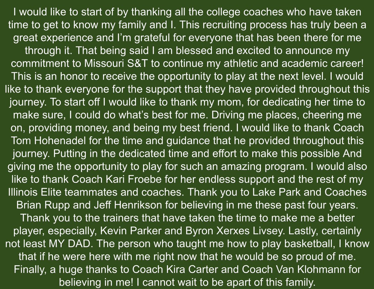 Gabrielle (Gabi) Burgess (@gabiburgess24) on Twitter photo RI23 UP! I am so excited to see what the future holds, can’t wait! 💚⛏<a href="/Coach_KCarter/">Kira Carter</a> @VANimal13 <a href="/ILLINOISELITE1/">ILLINOIS ELITE</a> <a href="/LPLancerBB/">LPLancerBB</a> <a href="/HohenadelTom/">Tom Hohenadel</a> RI23 UP! I am so excited to see what the future holds, can’t wait! 💚⛏<a href="/Coach_KCarter/">Kira Carter</a> @VANimal13 <a href="/ILLINOISELITE1/">ILLINOIS ELITE</a> <a href="/LPLancerBB/">LPLancerBB</a> <a href="/HohenadelTom/">Tom Hohenadel</a>