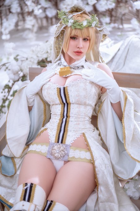 Finally did Saber Nero Bride✨🕊 This project is important for me couse I prepare it for 2 years  This<a href="/tag/sexy"class="tags"><span>#sexy</span></a><a href="/tag/maid"class="tags"><span>#maid</span></a><a href="/tag/fate"class="tags"><span>#fate</span></a><a href="/tag/saber"class="tags"><span>#saber</span></a><a href="/tag/nero"class="tags"><span>#nero</span></a><a href="/tag/patreon"class="tags"><span>#patreon</span></a>