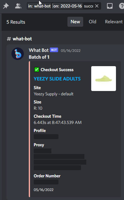 PapaSoles's tweet photo. A little late on the success post.

Bots @whatbotisthis @tricklebot @wrathsoftware 
Proxies : @LiveProxies @TheXYZStore @HypeProxiesio @Leafproxies @zhuproxies 
Tools: @aycdio https://t.co/8IgTPXgGKO