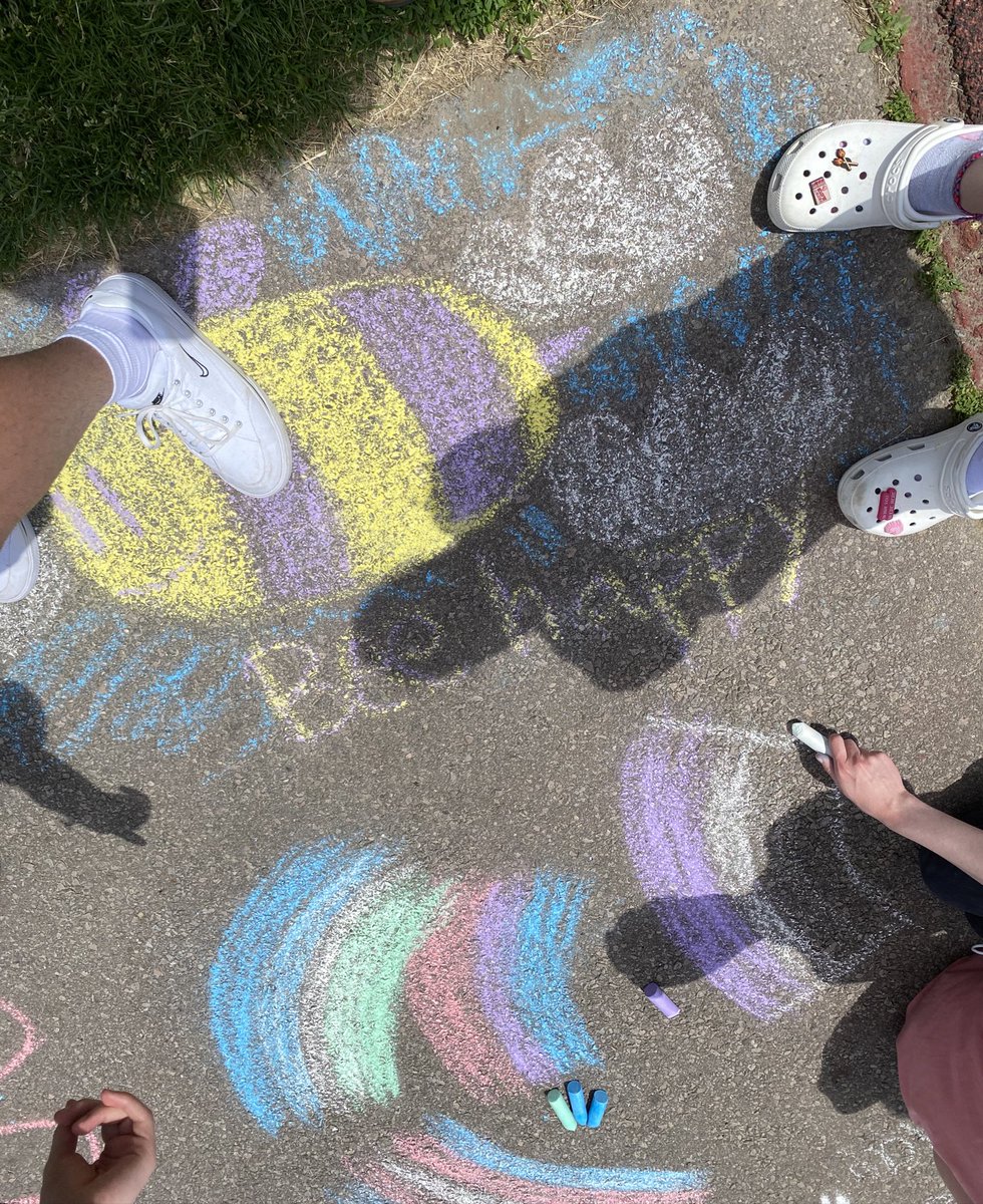 A super fun end to our Friday afternoon participating in our Pride Celebration 🏳️‍🌈Wonderful idea generated by our Elementary GSA…great tunes, smiling faces, colourful art &amp; being proud! <a href="/BCentralSchool/">Burlington Central</a> @MsLoweSCLD