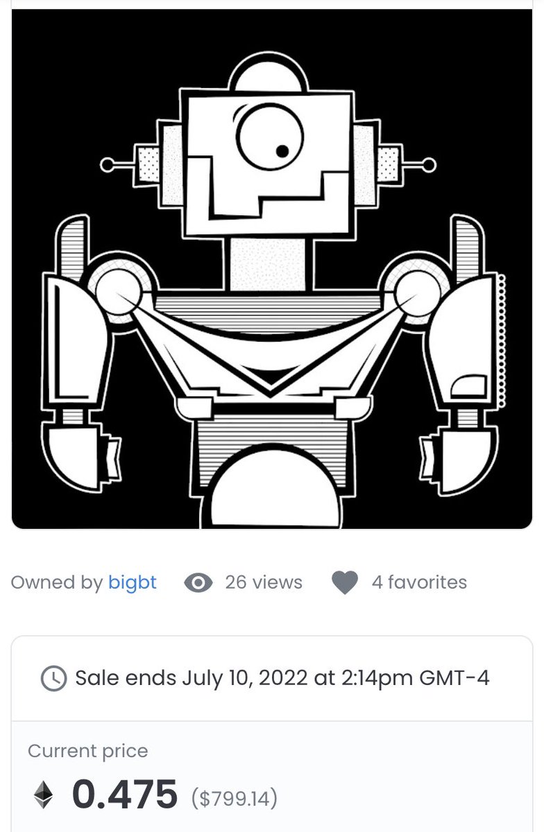 None here have the stones to buy this for .475

I fucking dare you to make bigbt’s day!