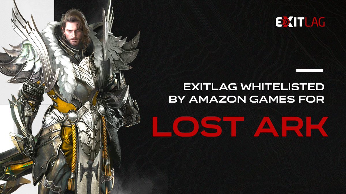 ExitLag is now whitelisted by Amazon Games for Lost Ark!

A few weeks ago, Amazon started failing to authenticate accounts using VPNs. To clarify: ExitLag is NOT a VPN. 1/3 🧶