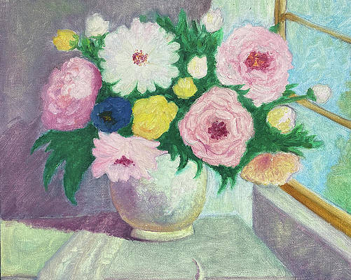 Summer flowers in vase still life.  #floralart #roses #floraloilpainting #rosepainting #roses #flowers #floralart #floral 

AVAILABLE HERE - deborah-league.pixels.com/featured/summe…

#buyintoart #findartthissummer