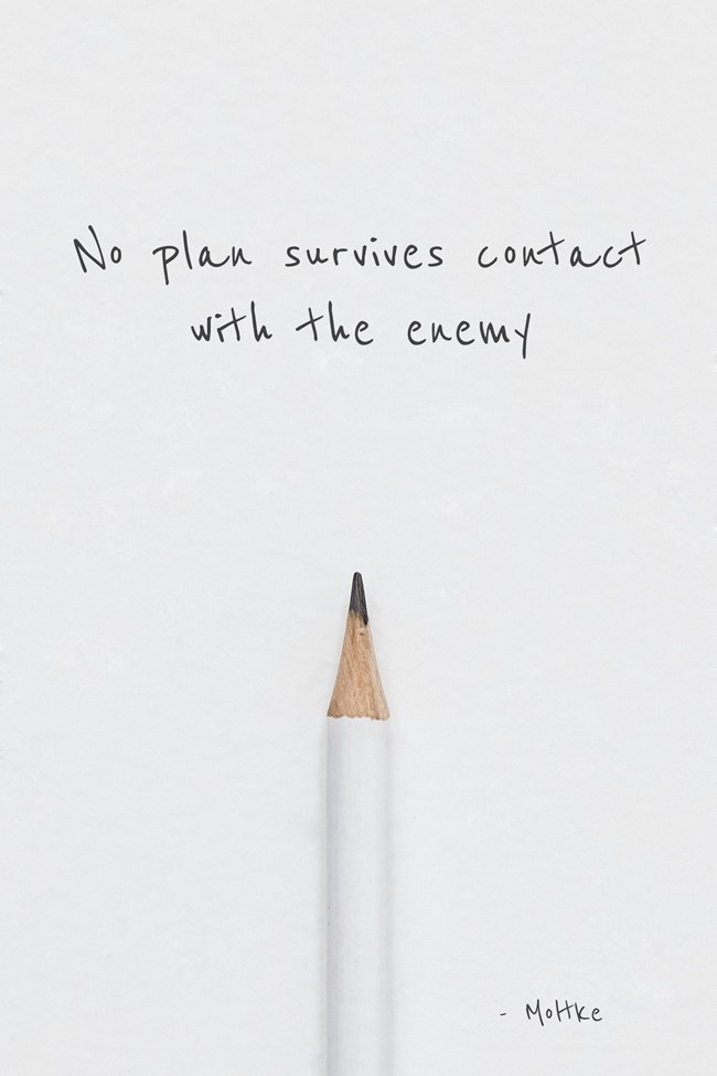 imcYaro's tweet photo. "No plan survives contact with the enemy." #Moltke 

#Agile #Management

https://t.co/fvfVX7fxlC https://t.co/QkrbXIZW41