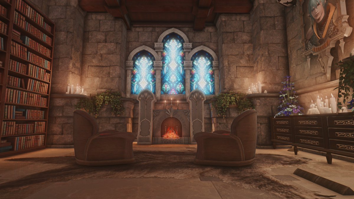 smedryx's tweet photo. Some snaps from one of my fave parts of the house. Will do a proper post with highlights of all of the house soon! 

Empyreum L - Gilgamesh, Ward 12 Plot 52

#FFXIV #FF14Housing #FF14ハウジング #HousingEden https://t.co/D4EAVG93c9