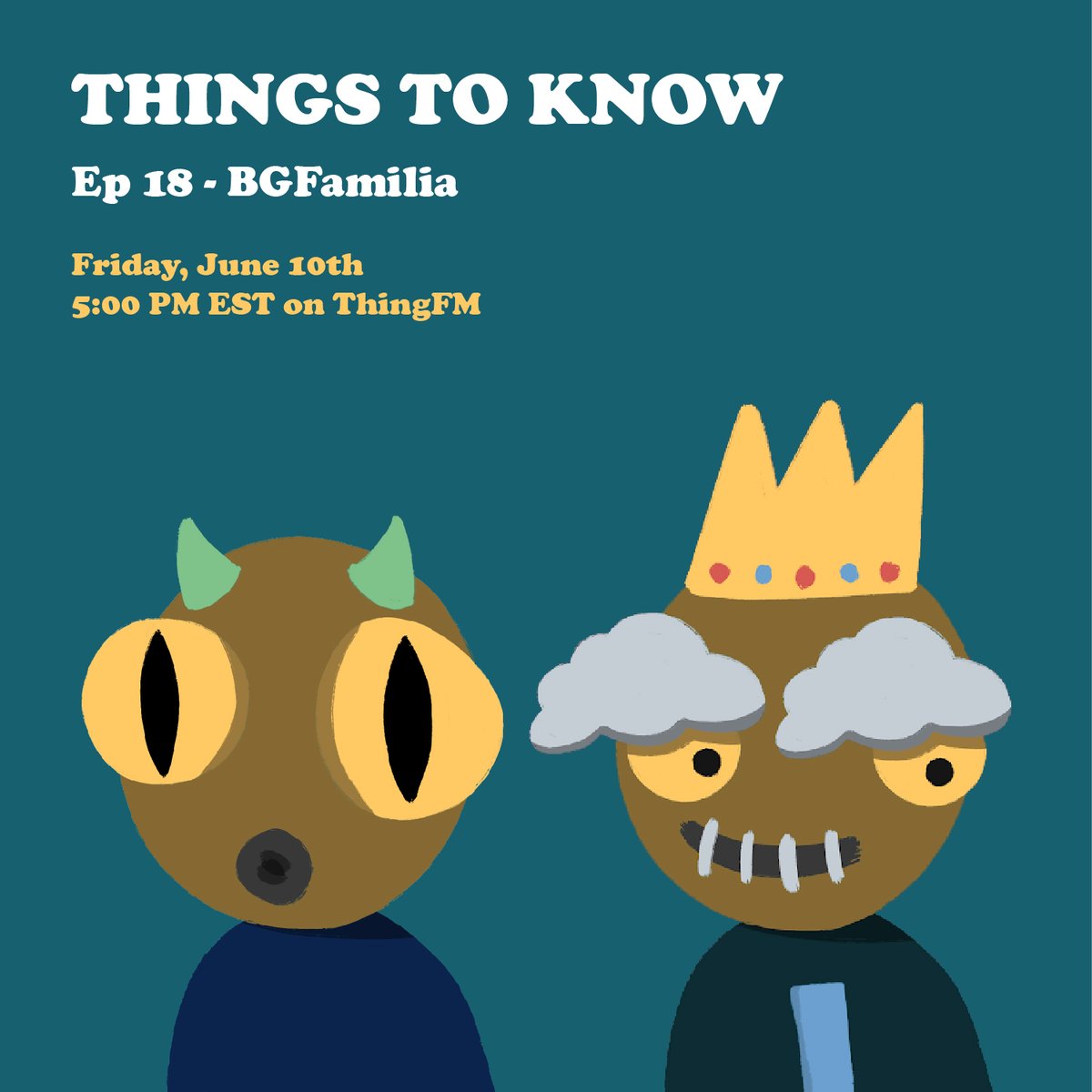ItsLucaWM's tweet photo. Less than 30 minutes to go until @BGFamilia1 joins me on Things to Know to share their story. I hope you can tune in on ThingFM!
Can't wait for you all to hear this one! #staythingy https://t.co/qifIsURLgv