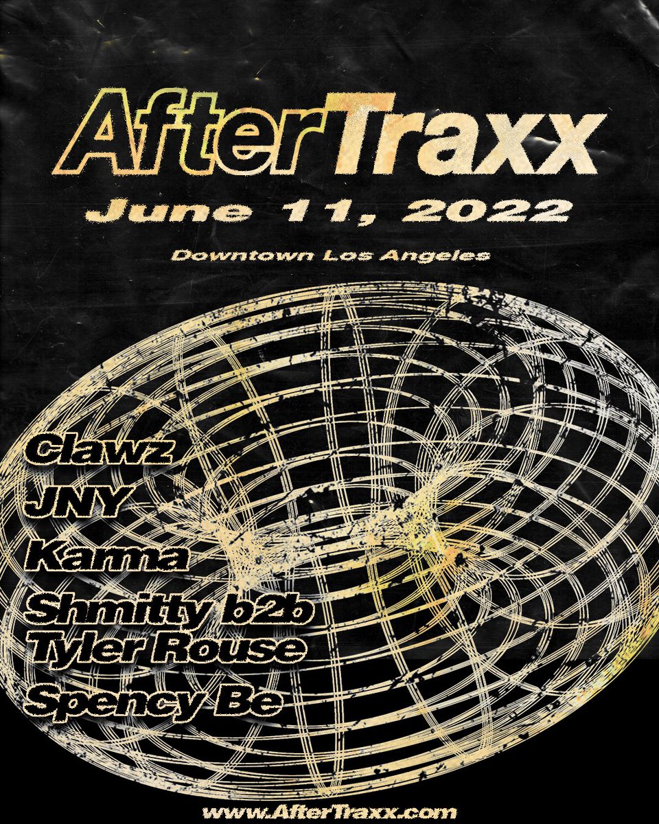 TOMORROW NIGHT!!! 10pm-late. aftertraxx.com for tix