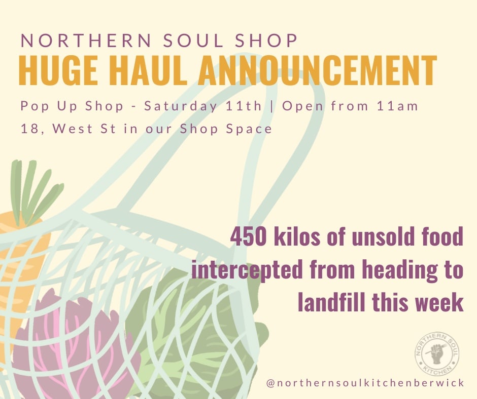 NrthrnSoulKitch's tweet image. Ok guys... that's nearly half a ton of unsold food in one week 😬

We need YOU!! Come to the Share Shop tomorrow and become a Food Waste Warrior with us.

You know the drill... bring a bag // pay what you can // all walks of like welcome