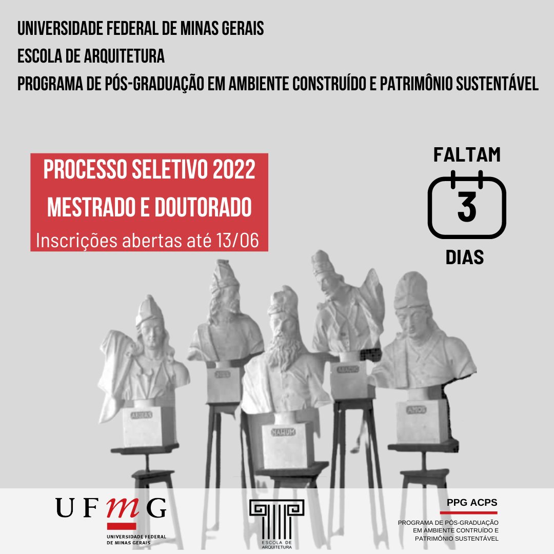 UFMG - Universidade Federal de Minas Gerais - Abertas inscrições