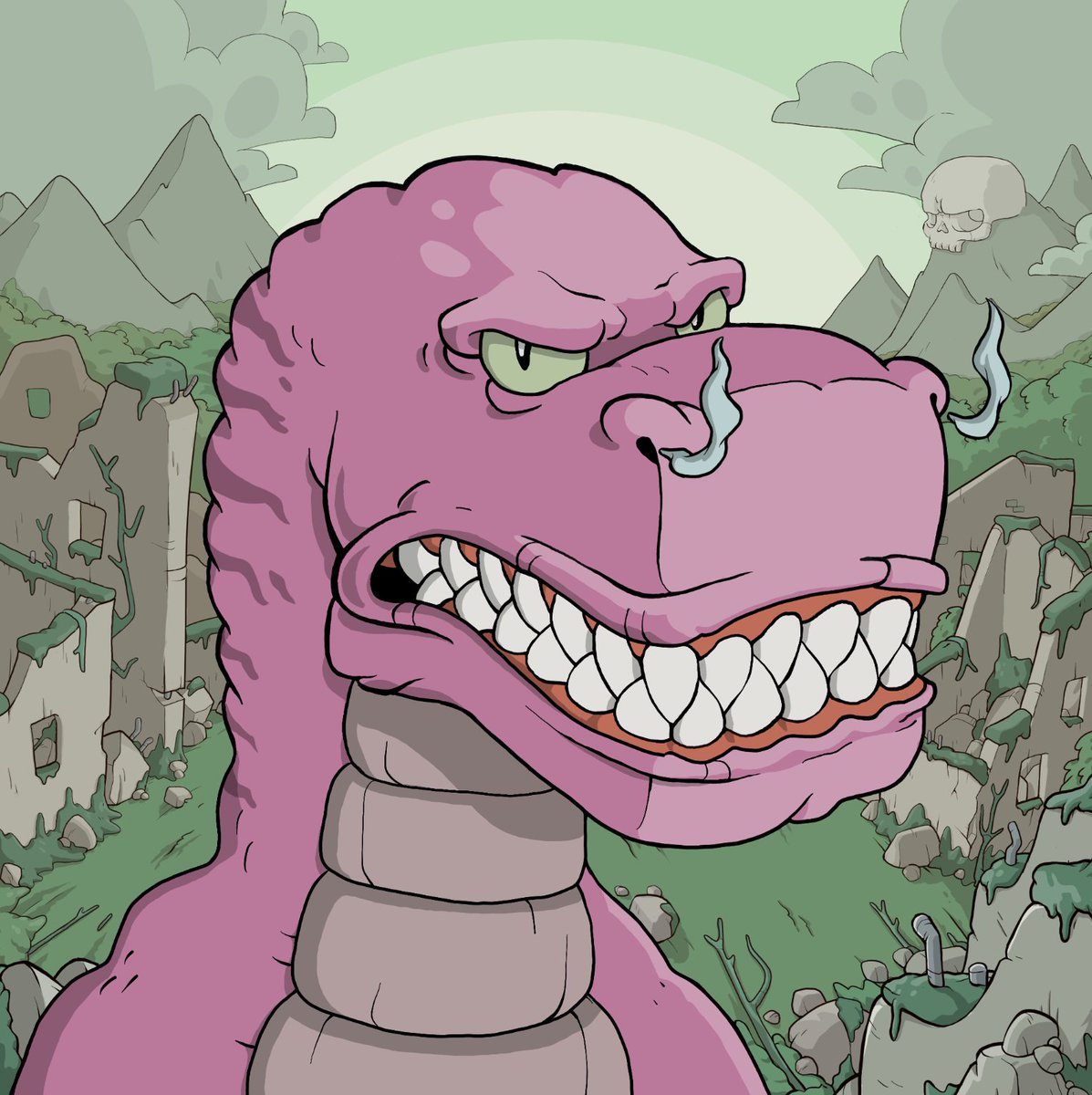 “Annoyed Rex Club #967” by <a href="/AnnoyedRexClub/">Annoyed Rex Club</a>

Annoyed Rex Club is a community-driven project of 3210 generative Annoyed Rexes partying on the Solana Blockchain.

opensea.io/collection/ann…