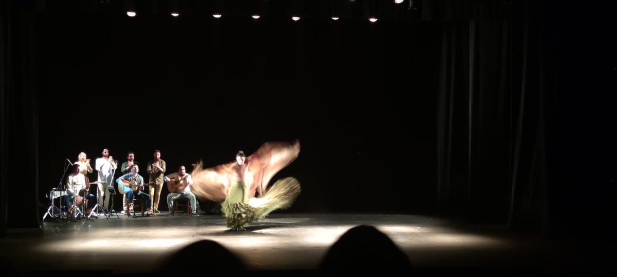 AytoJaen's tweet photo. 👏Espectacular, es la palabra para describir el show de #flamenco ‘Mar de Olivos’ del joven jiennense Javier Valero 

Una particular forma de sentir el flamenco y llevarlo a sus pies, acompañando de grandes #artistas bajo las tablas del Teatro Infanta Leonor. https://t.co/7qUKHRDdEs