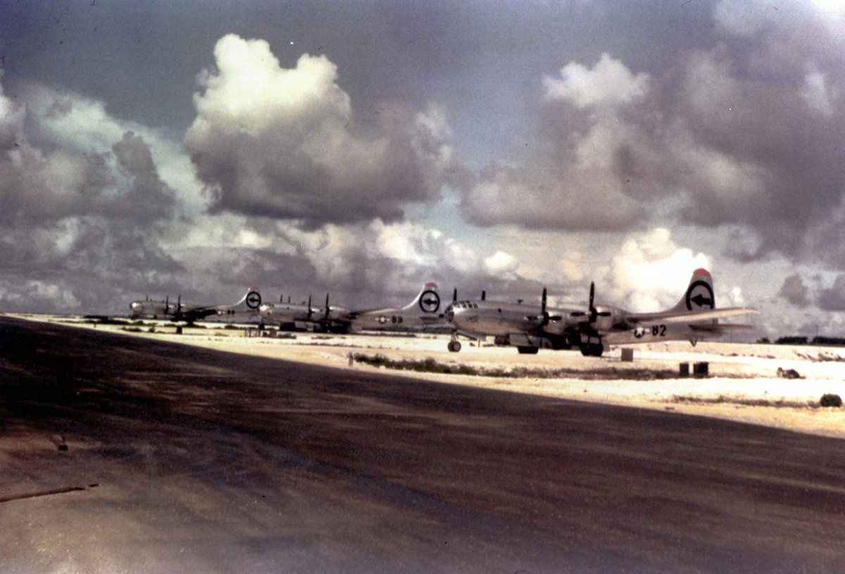 He also met Paul Tibbets, the pioneering pilot of the Enola Gay, the specially-modified B-29 Superfortress that dropped the atomic bomb on Hiroshima.There's a signed photo of Tibbets and his crew in Grandpa's papers.