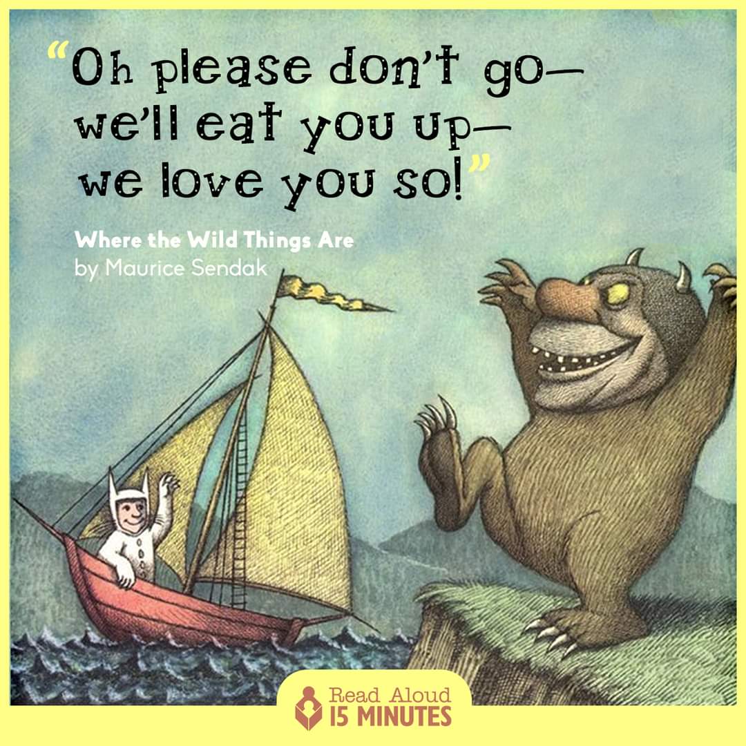 Happy Birthday to the late Maurice Sendak...thank you for writing and illustrating one of my favorite pictures books.