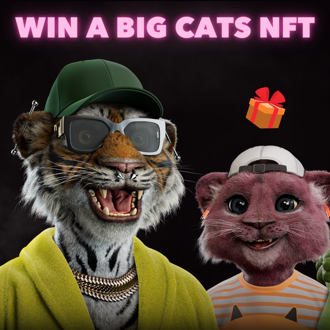 MEGA NFT GIVEAWAY SPACE🎉

Happening tomorrow (Sat, Jun 11) at 9pm EST.

Attend LIVE for a chance to win NFTs from:

<a href="/bigcats_nft/">Big Cats (Now 8Lives)</a> 
<a href="/CuriositiesNFT/">Curiosities 🤯</a> 
<a href="/DeluxeGoat/">DELUXEGOAT | SCALPZILLA</a> 
<a href="/devilsbookclub/">draft4444</a> 
@SupremeKongNFT 
<a href="/Digitalfins/">Digital Dolphins</a> 

Set Reminder: x.com/i/spaces/1eaKb…

Don't miss this opportunity 🔥