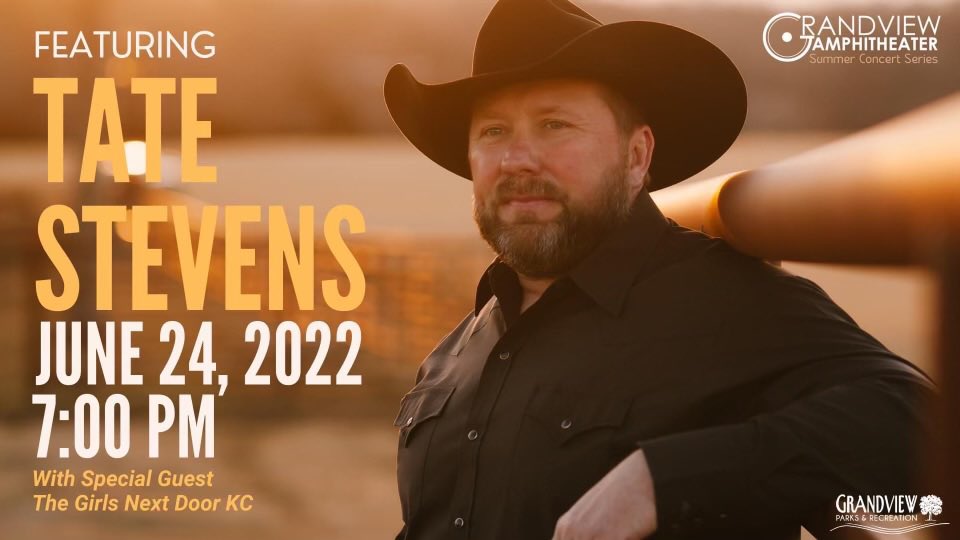 Tate Stevens (@tatestevensctry) on Twitter photo Free Show! Come have some fun with me Friday June 24th <a href="/CityofGrandview/">City of Grandview</a> <a href="/GrandviewParks/">Grandview Parks&Rec</a> #music#countrymusic#country Free Show! Come have some fun with me Friday June 24th <a href="/CityofGrandview/">City of Grandview</a> <a href="/GrandviewParks/">Grandview Parks&Rec</a> #music#countrymusic#country