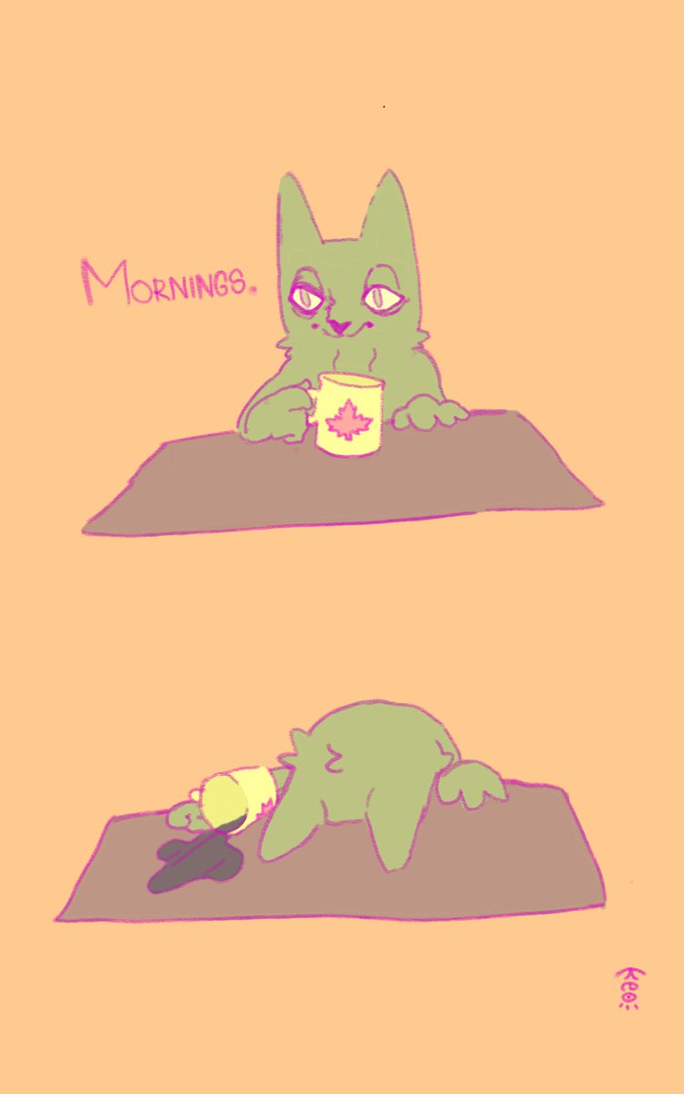 Morning disaster.