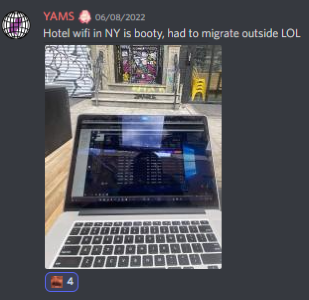 Ready for Foams he says