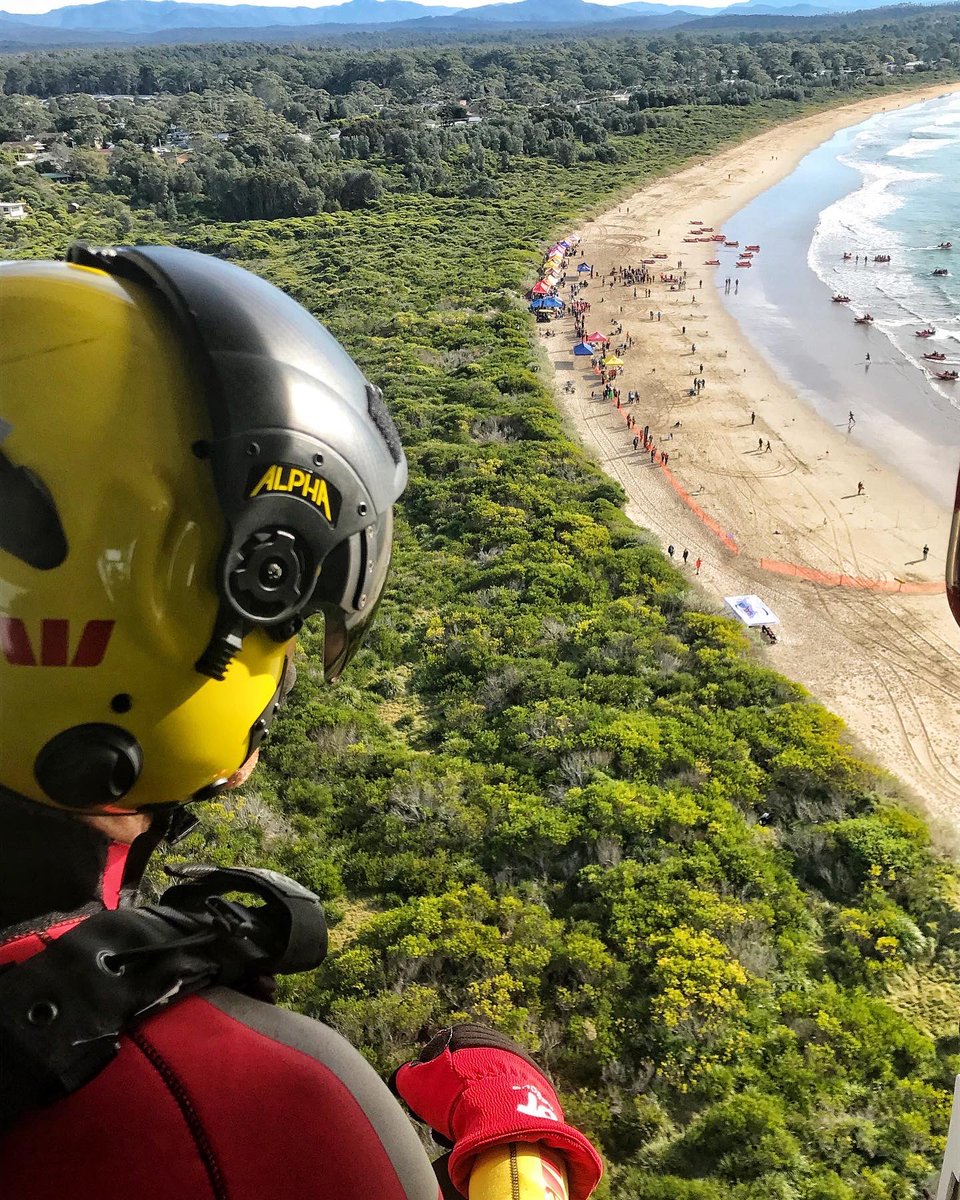 Lifesaverhelo's tweet photo. Lifesaver 23 crew checking out some of the action on the south coast at #Broulee with the @slsnsw IRB competition underway π€.
#lifesaverhelo https://t.co/jFSENVZvwP