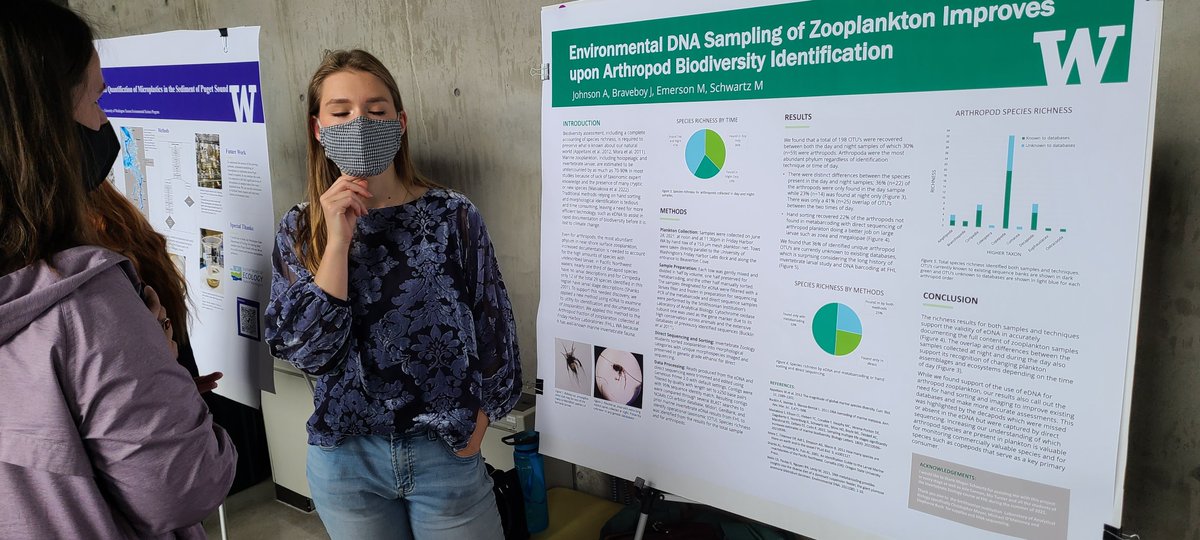 pisastero's tweet photo. So much to celebrate in the #BeckerLab today! Chloe and Annika presented their posters, and Lindsey received a Mary Cline Scholarship! https://t.co/FHpet0qUbI