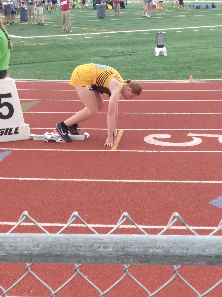 LPBulldogs424's tweet photo. Congratulations to Addison Hoof for finishing 3rd in the 400m at the State A Girls Track &amp; Field meet today!  Addi also finished 9th in the 100m and 200m! Way to go Addi! https://t.co/Mk7OtM5dE7