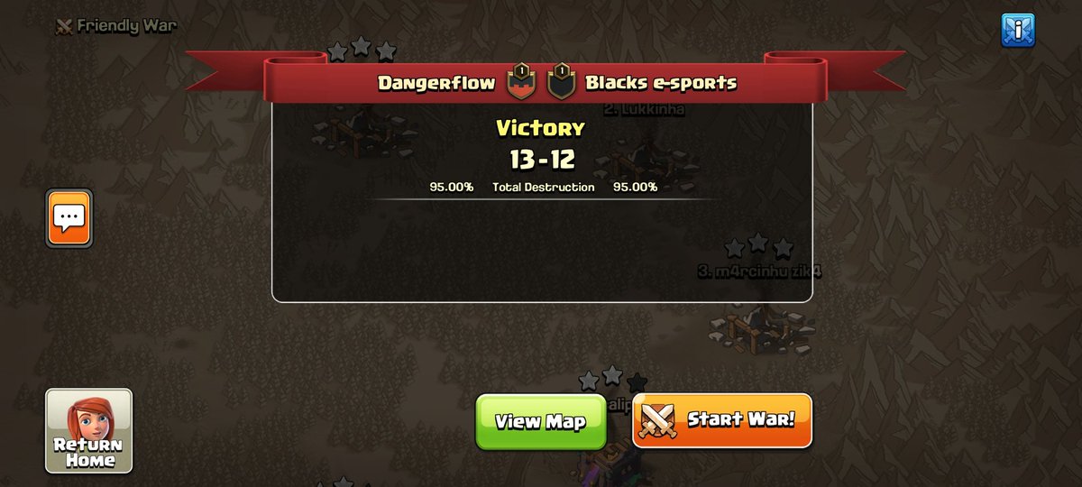 El día de hoy concebimos 2 guerrazas OP en:

@wizardcupcoc ronda 2

✅<a href="/DangerflowC/">Dangerflow ES</a> ⚔️ @NoChanceGG

Y en torneo lavaloon por 
<a href="/CintiaC47229503/">Cintia Carolina</a> ronda 3

⚔️ #BlackEsports ✅

Gg a los rivales