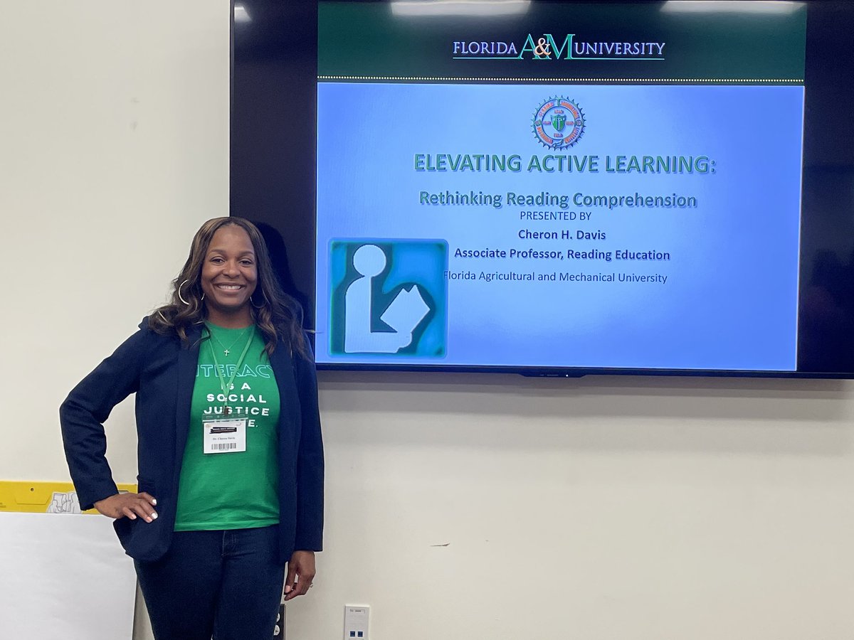 DrCheronDavis's tweet photo. 2day reminded me Y tchrs R my 4ever heroes.Assignment understood &amp; they shall not B moved🙌🏽💙Thx @LeonSchools &amp; @fsueducation 4 lifting tchrs and supporting the wrk they do! #literacyforall #literacyisasocialjusticeissue #teachkidsnottests https://t.co/5AWpetguG8