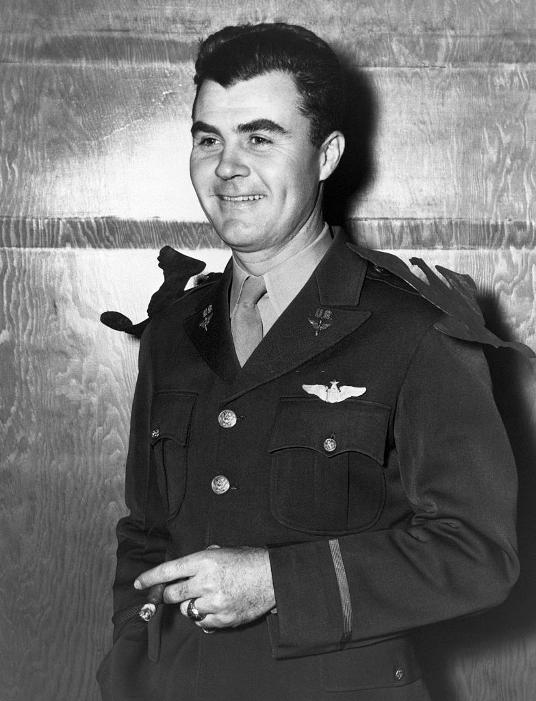 Tibbets himself was a pioneering heavy bomber pilot, beginning with the B-17s of the Eighth Bomber Group in Europe.Tibbets flew the lead bomber, Butcher Shop, for the first American daylight heavy bomber mission ever in August, 1942 against occupied France.